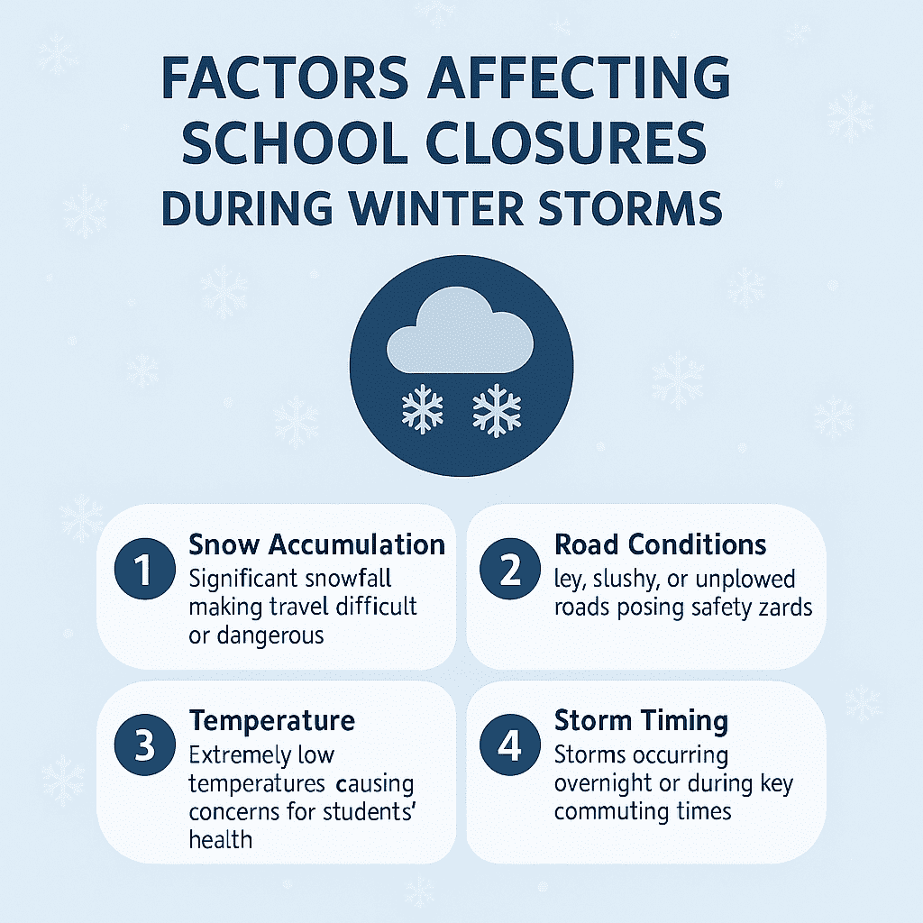 School Closures During Winter Storms